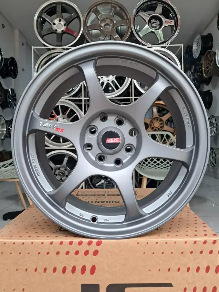 Velg SSR Type C Ring 16X7 Pcd 4X100-114.3 ET38 Gunmetal