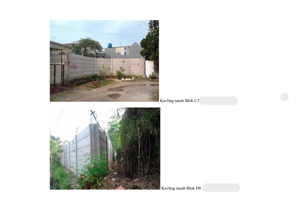 Dijual Kavling di Pulogebang,Cakung