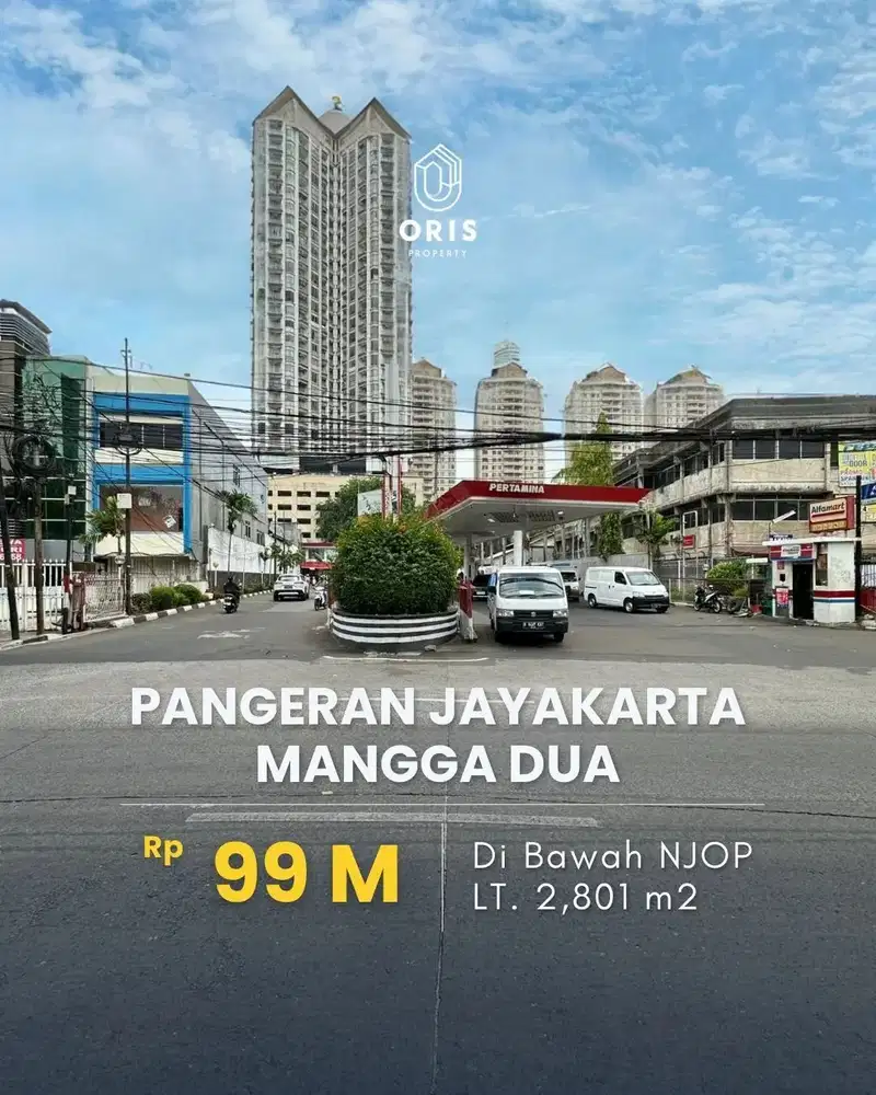 For Sale Harga Dibawah NJOP! Lahan Komersil Di Pangeran Jayakarta
