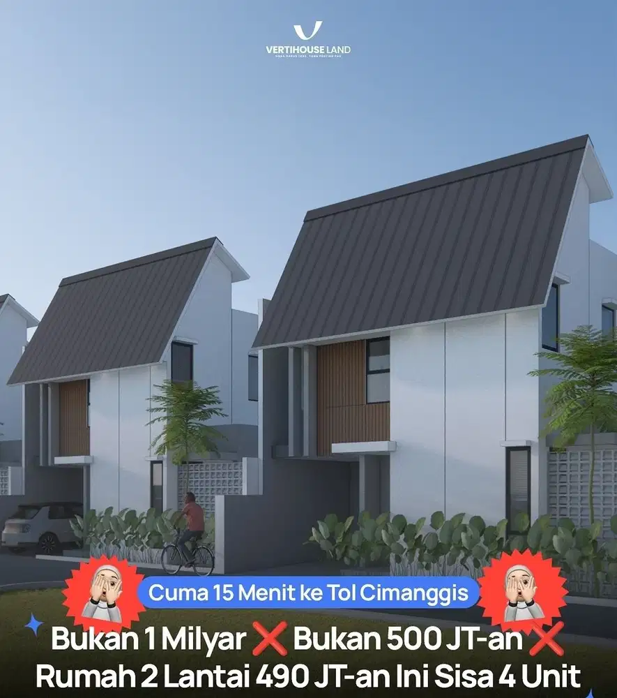 2Lantai Dekat Toll Cimanggis