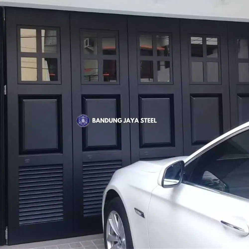 Pintu besi sliding & lipat untuk garasi rumah / ruko, kualitas premium