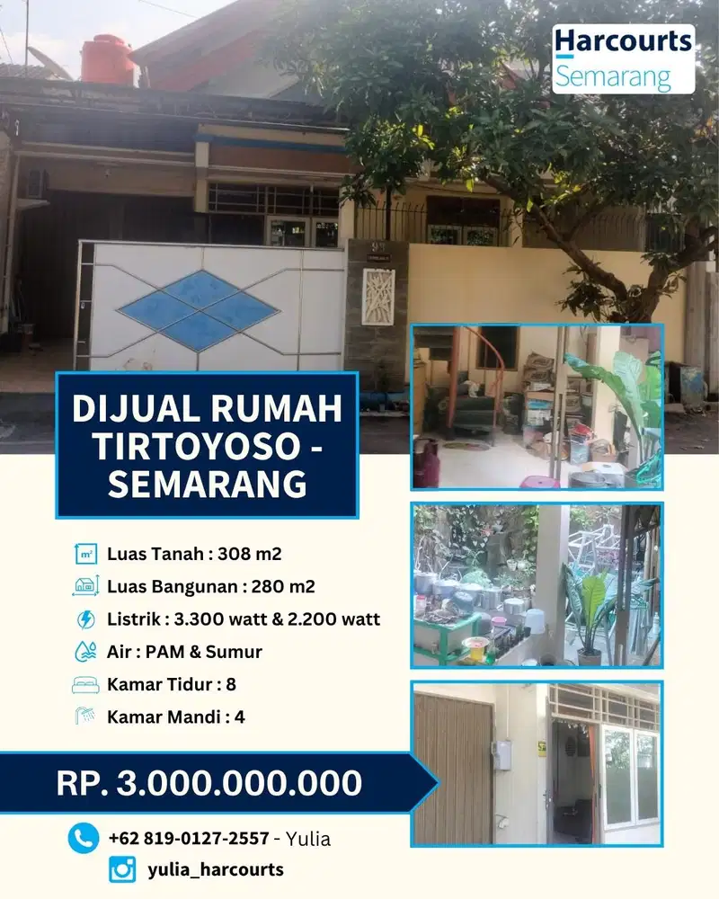 Rumah Murah Tengah Kota Dr Cipto Semarang
