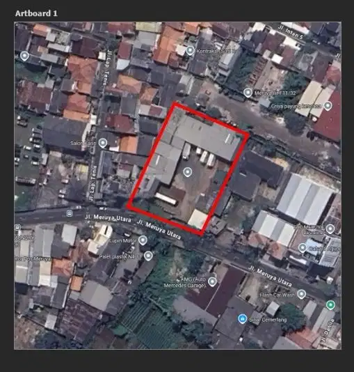 Dijual Tanah HGB 2.185m2 di Meruya, Jakbar By Rumah Chinida (Jb)