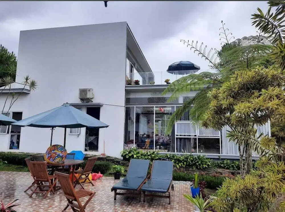 Villa Komersil di Daerah Megamendung Dengan Kolam Renang Furnished