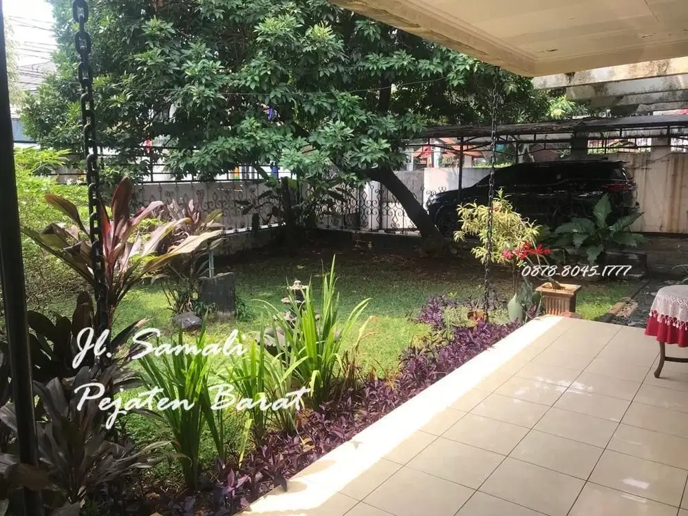 Rumah Lama Lokasi Istimewa Jl Samali, Pejaten Barat, Pasar Minggu