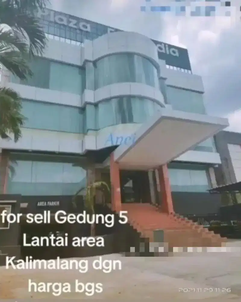 Dijual Cepat Gedung Megah Murah LT 1150 m Kalimalang Bekasi Selatan