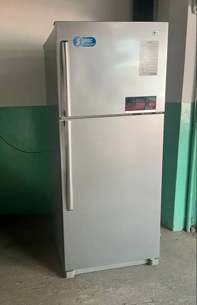 LEMARI ES LG GR-M602YLY 490/458 liter (second good condition)