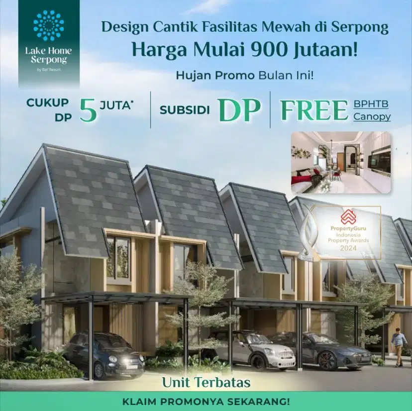 Lake Home Serpong Fasilitas clubhouse Kolam Renang Dekat Stasiun