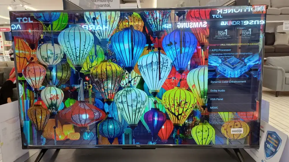 TCL GOOGLE TV 4K 43 BISA CICILAN 0%