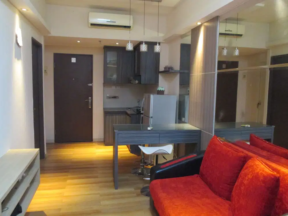 Minimal 6 Bulan kontrak, bayar perbulan apartemen puri park view 1 bed
