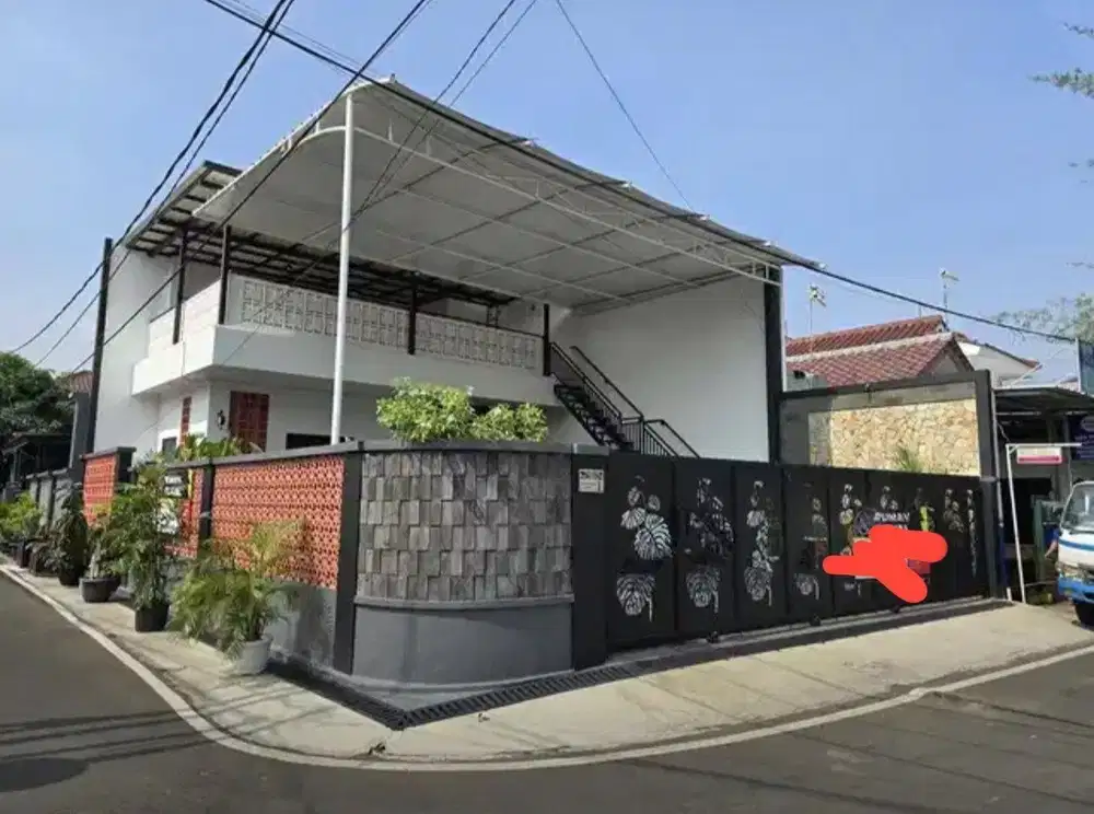 Rumah hook full furnished di deren sawit jakarta timur