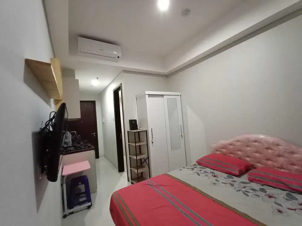 Sewa Apartemen Puri Mansion Studio Full Furnished View City, Kembangan