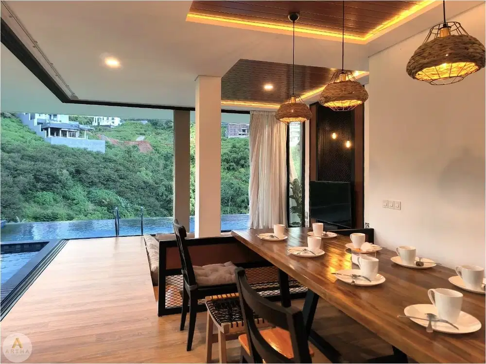 Villa Aktif  Dago Bandung Infinity Pool Panoramic View