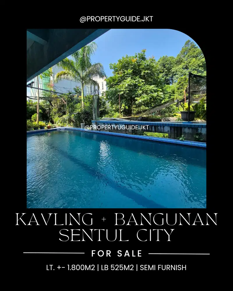 DIJUAL KAVLING KOMERSIAL SENTUL‼️