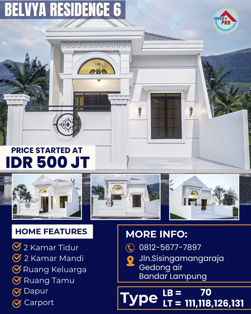 RUMAH CLUSTER MEWAH LOKASI STRATEGIS