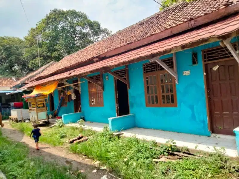 jual kontrakan 4 pintu luas 250 m2 deket pasar lama