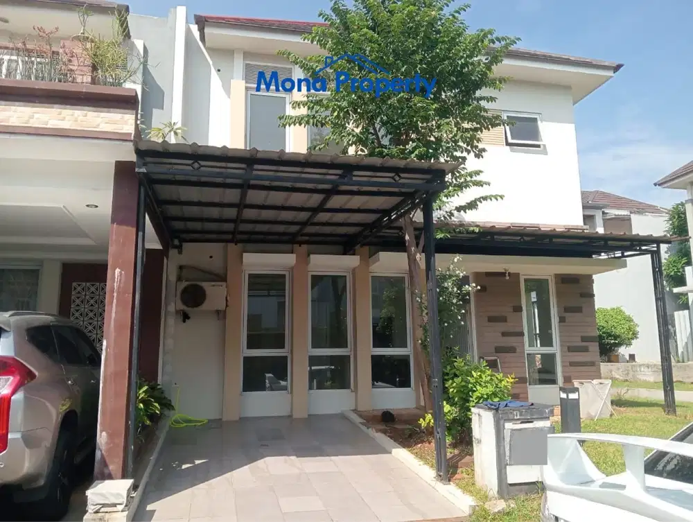 Disewakan Murah Rumah Posisi Hoek di Dalam Cluster Kota Wisata Cibubur