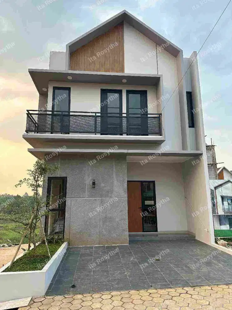 DiJual Rumah Hunian Islami Green Madani Cinangka,2Lantai,Harga Promo DP noll %,Sudah SHM,Dekat Jakarta.