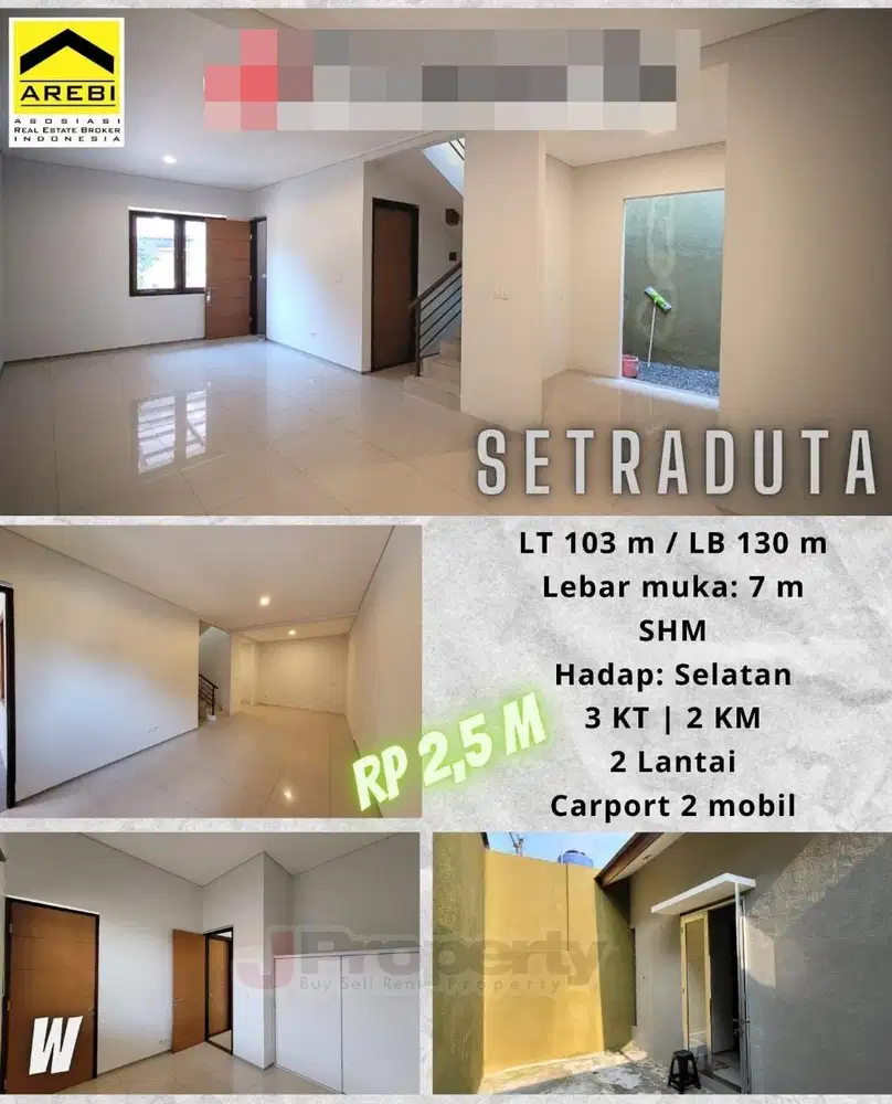 Termurah! Rumah Baru di Setraduta Bandung