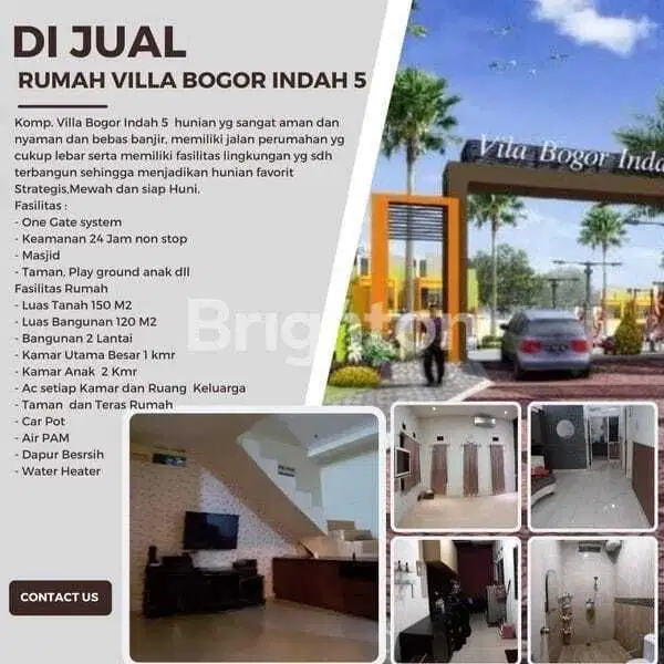 RUMAH HOOEK 2 LT NYAMAN DI VILA BOGOR INDAH 5