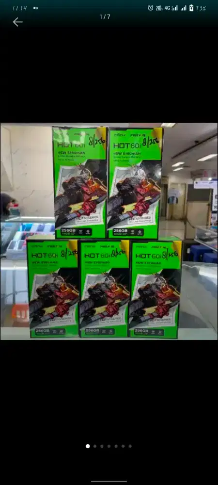 Infinix hot 60i 8+8/256 nfc garansi resmi