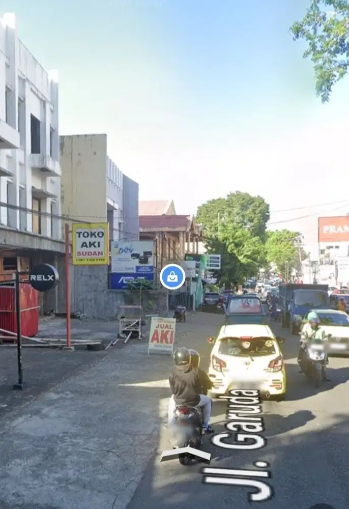 Dijual ruko di Jln Garuda didepan Pramita Lab dan Dental Klinik