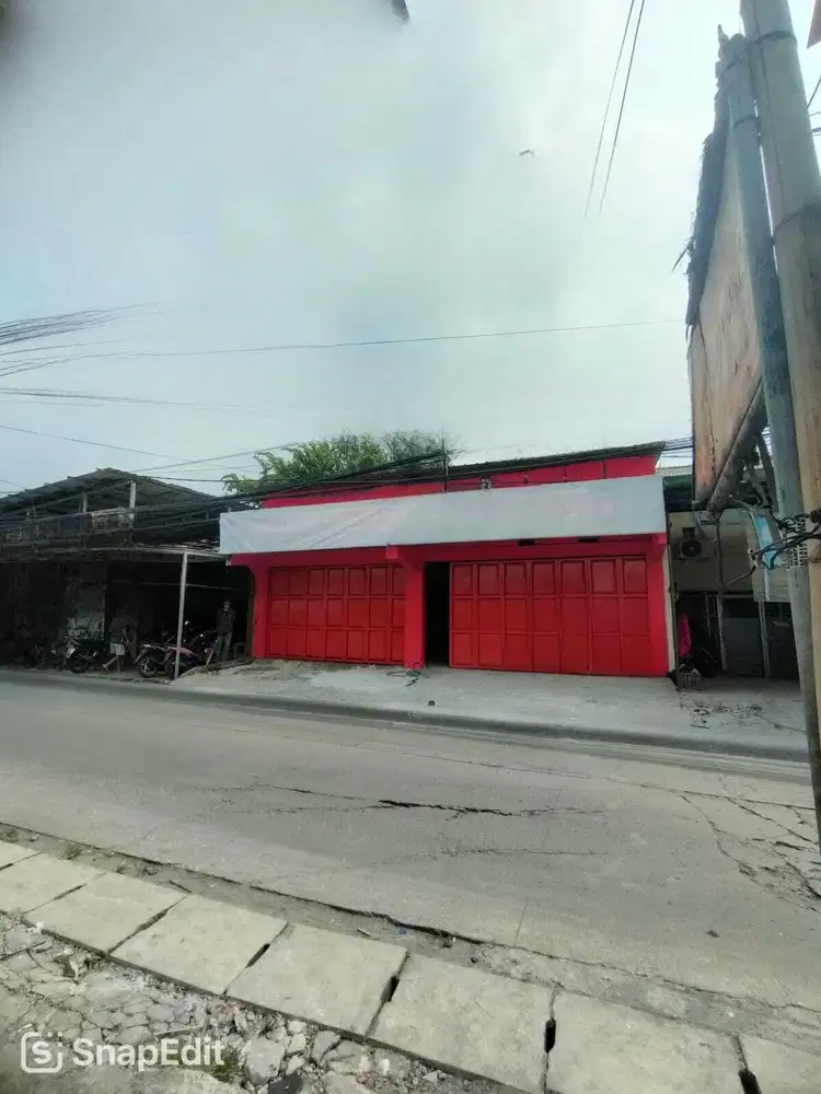 *Dijual Cepat Gudang di Kaliabang Tengah pinggir jalan