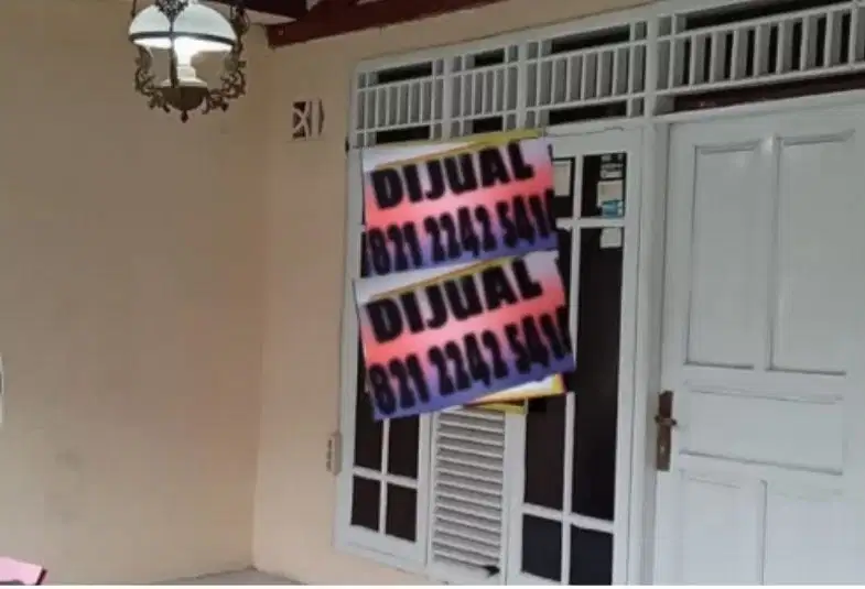 Jual cepat Rumah Perumnas Klender Jakarta Timur