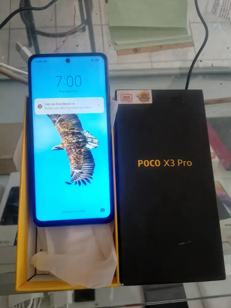 Murah hp Poco X3 pro 6/128 lkp mulus normal