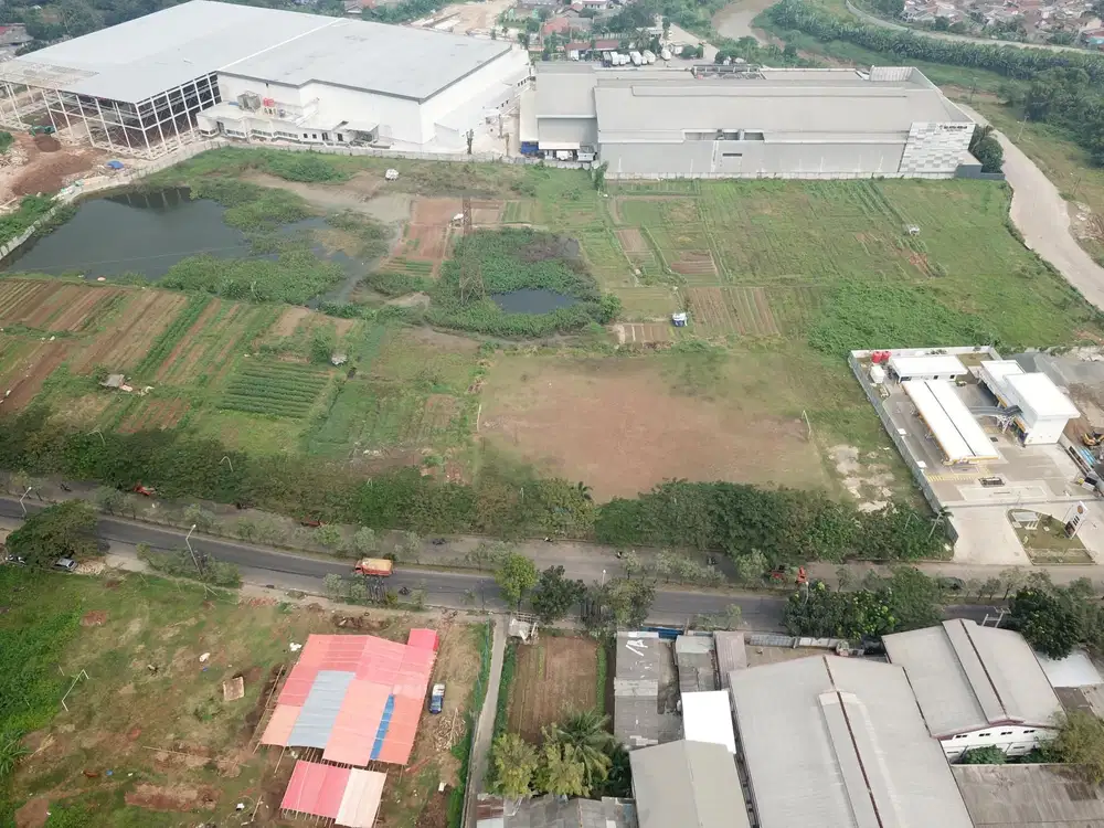 Tanah Disewakan untuk Industri (Samping Shell Cipendawa)