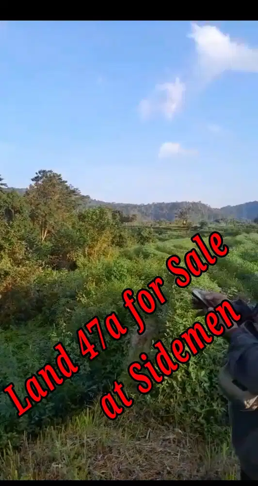 Land 47a for Sale at Sidemen Traditional Village Bali