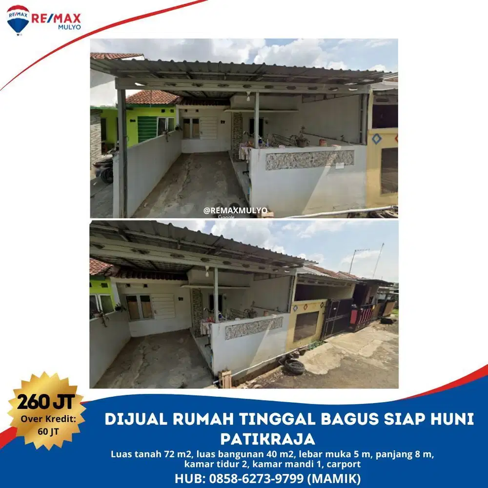 Dijual Rumah Tinggal Bagus Siap Huni