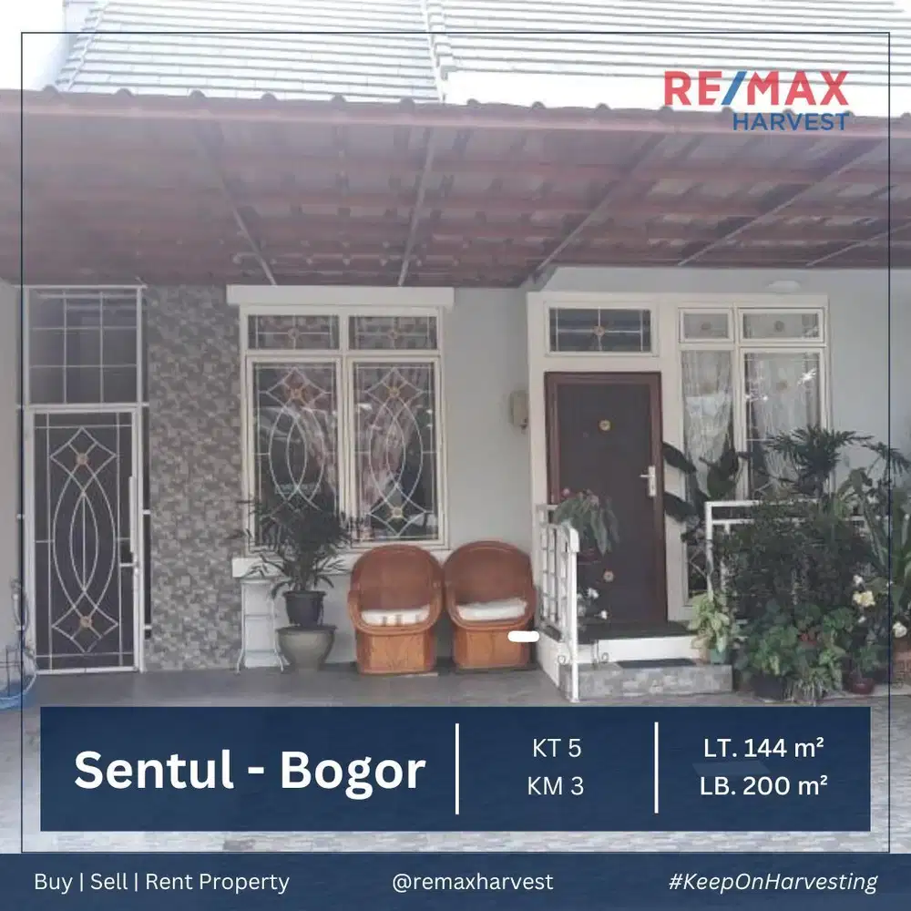 JUAL MURAH ! RUMAH VIEW PEGUNUNGAN 5 KAMAR DI SENTUL BOGOR
