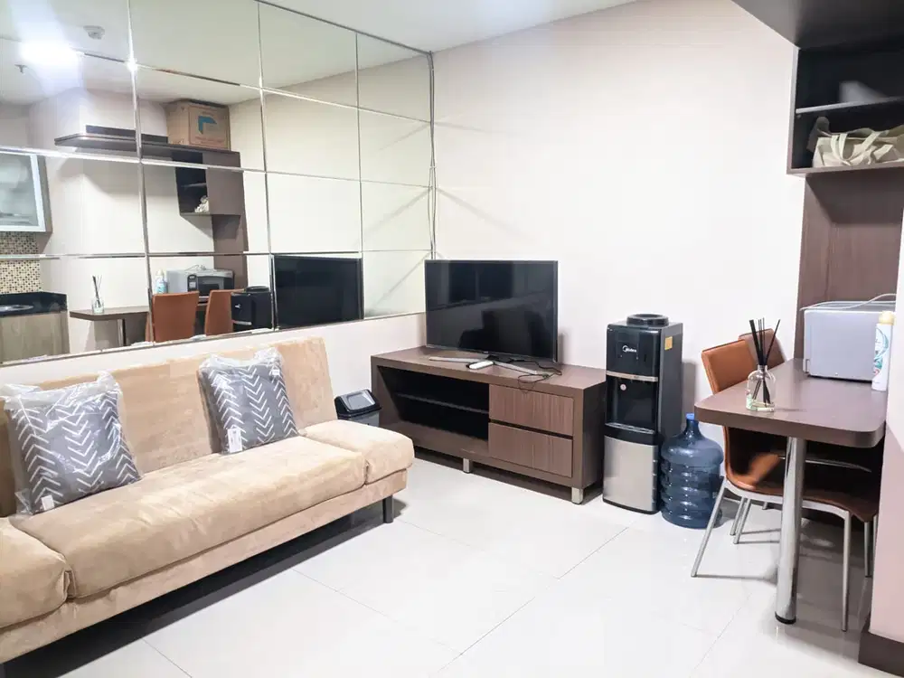 1 BR Disewakan Apartemen Tamansari Semanggi Lantai Rendah Full Furnish