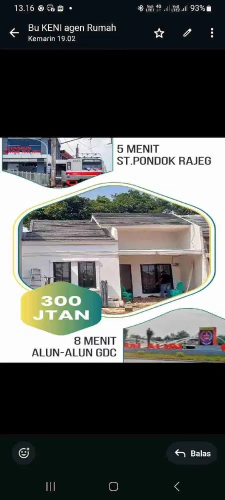 Rumah Keren dan Murah, Deket Stasiun