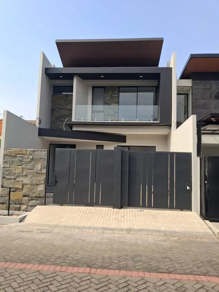 Dijual Brand New Rumah Modern Kontemporer Manyar Jaya