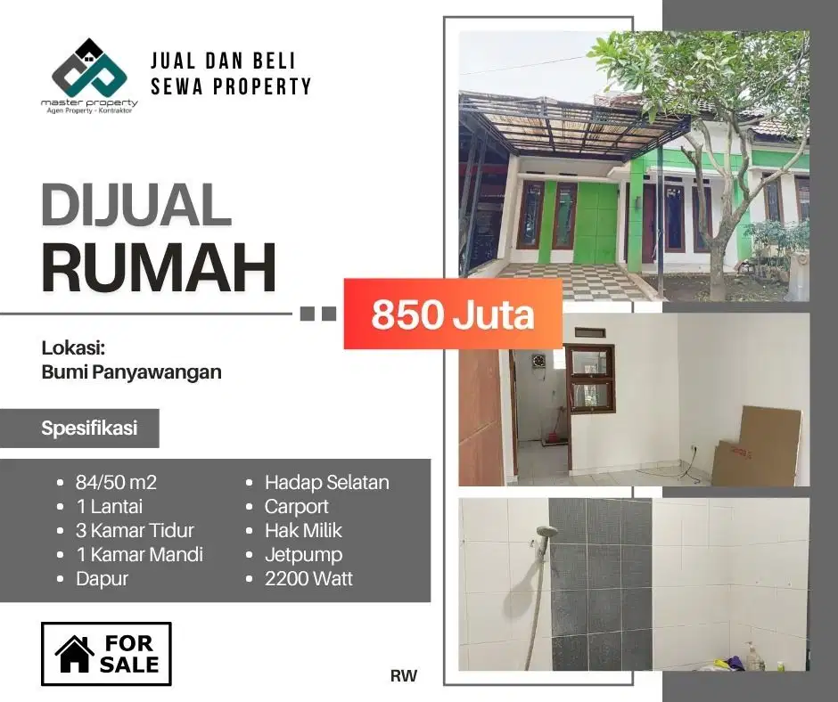 Rumah minimalis di Komplek Bumi Panyawangan Cileunyi Bandung Timur