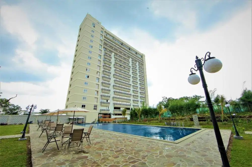 View Gunung! Apartemen Rasa Hotel Condotel Bogor Green Forest Furnish