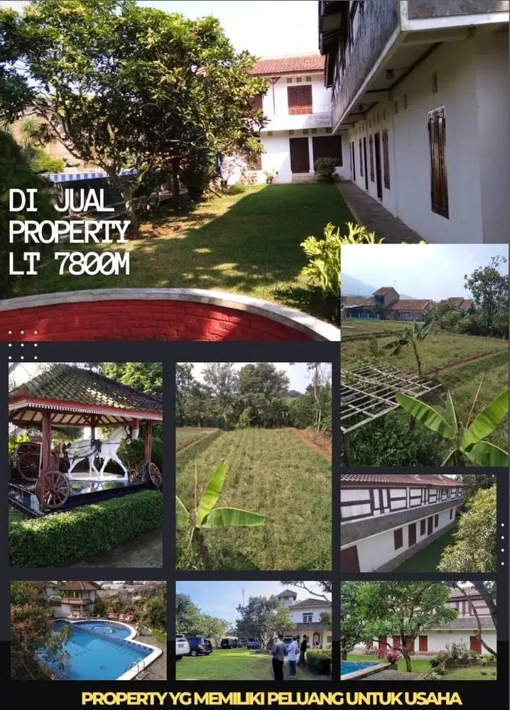 Lahan+Bangunan Ex Cottage di Daerah Bogor, Lokasi Strategis