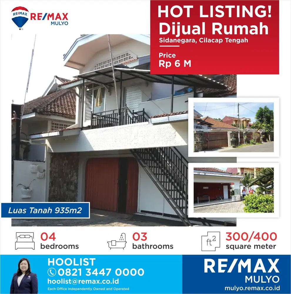 HOT SALE  Rumah Luas Cilacap