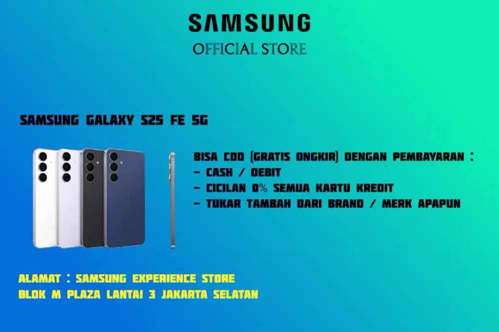 Bisa COD PROMO Samsung Galaxy S25 FE 5G Garansi 100% Resmi SEIN