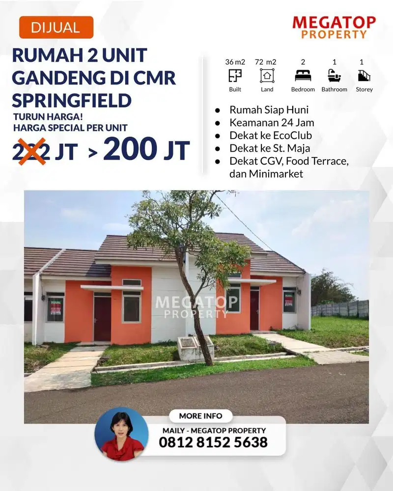 Rumah Bagus Siap Huni di Citra Maja City BELI GANDENG LEBIH MURAH!