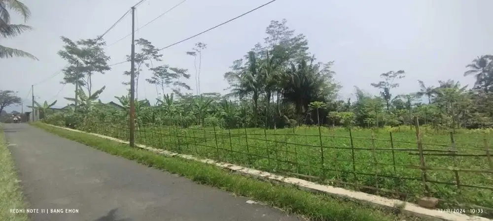 Dijual Tanah Sawah 90 Ubin Sumber Air Melimpah, Kutasari Purbalingga