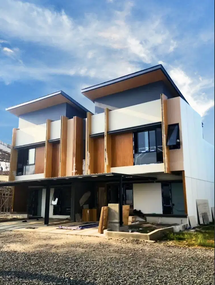 Rumah modern 2 Lantai Asthara Skyfront City dekat bandara
