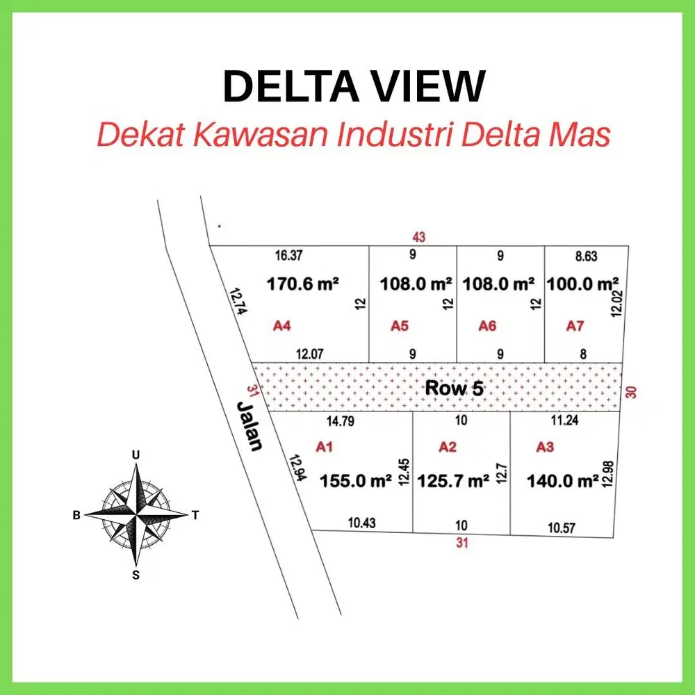 Tanah Kavling Dekat STAI Pelabujan Ratu , View Sawah &amp; Bukit