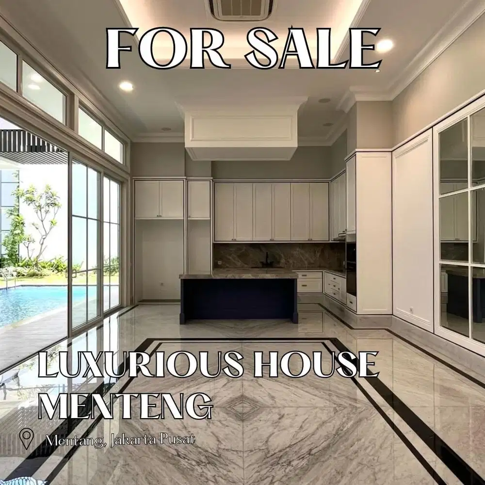Rumah Dijual Menteng Jakarta Pusat Mewah uk 879m2 Jaksel