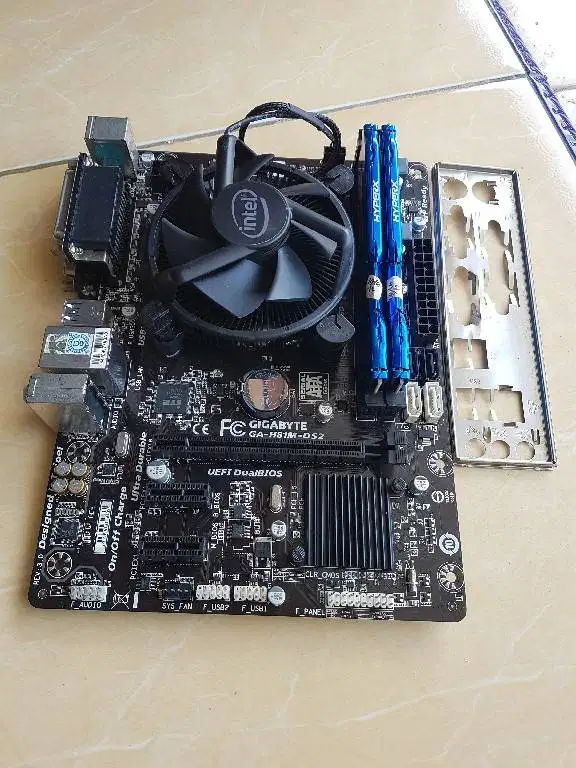 Sepaket Intel Core i3 4170 | Gigabyte H81M-DS2 | Ram 16GB DDR3