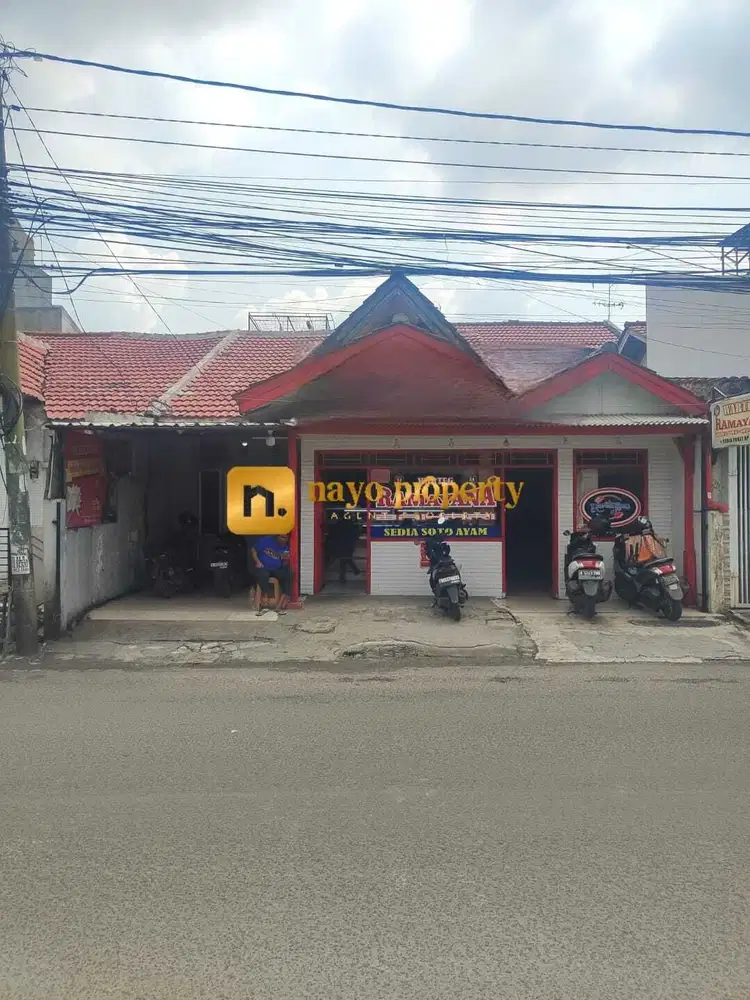 Rumah Usaha Strategis Pinggir Jalan Utama Perumahan Galaxy City Bekasi