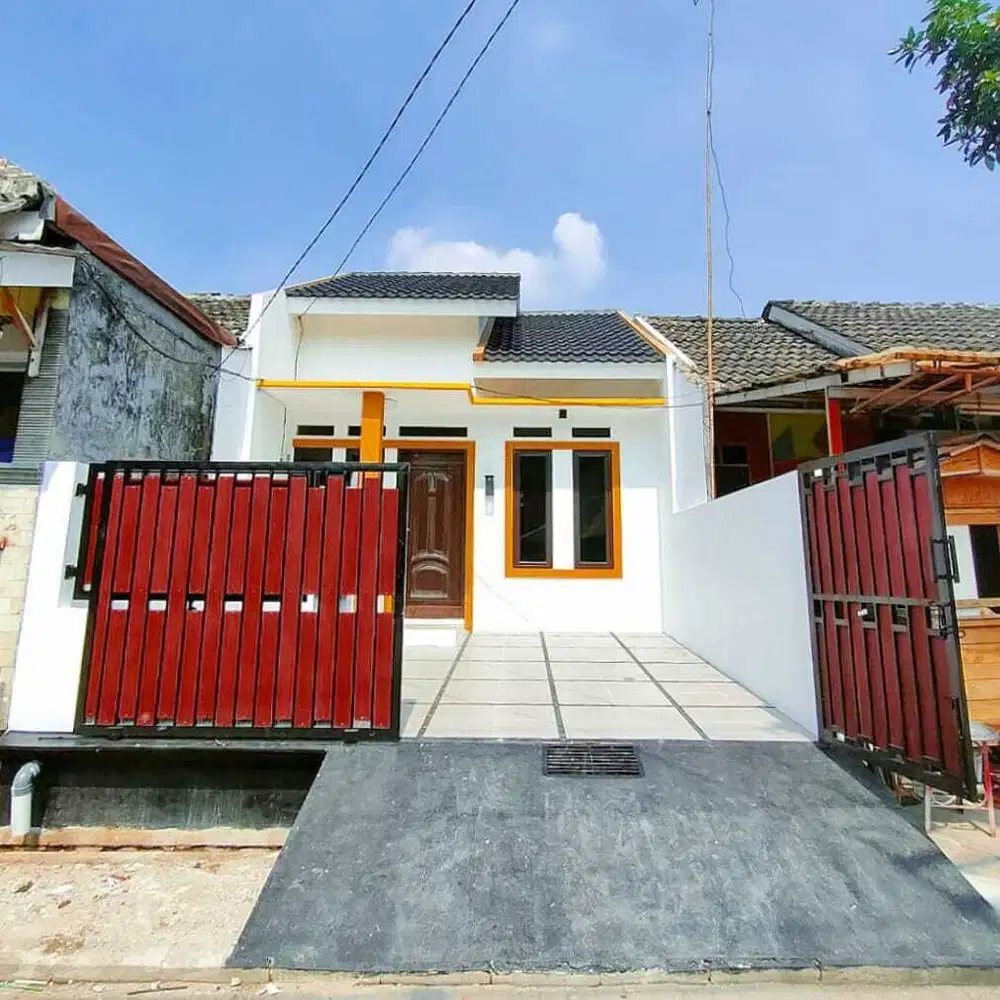 RUMAH MINIMALIS SIAP HUNI DALAM CLUSTER,DIJAMIN BEBAS BANJIR