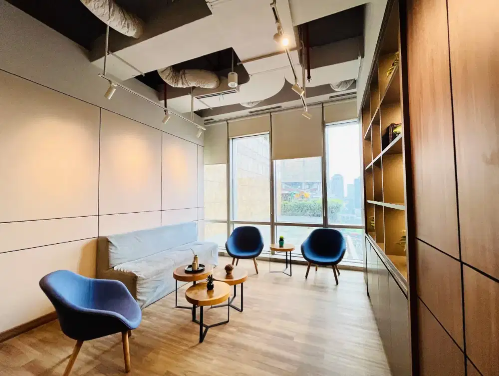 Sewa Kantor Fully Furnished 12 Pax di The Plaza Thamrin Dekat MRT TJ